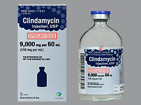 CLINDAMYCIN PH 9 G/60 ML VIAL
