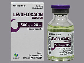 LEVOFLOXACIN 500 MG/20 ML VIAL