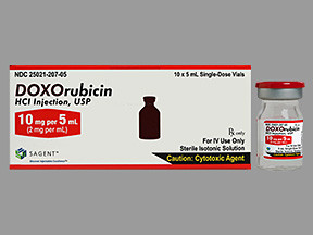 DOXORUBICIN 10 MG/5 ML VIAL