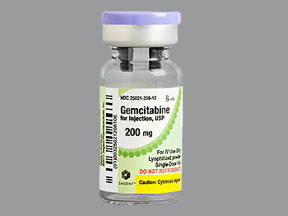 GEMCITABINE HCL 200 MG VIAL