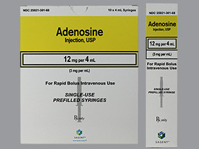 ADENOSINE 12 MG/4 ML SYRINGE