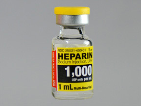 HEPARIN SODIUM 1,000 UNIT/ML VIAL