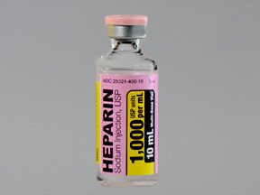 HEPARIN SODIUM 10,000 UNIT/10 ML (1,000 UNIT/ML) VIAL