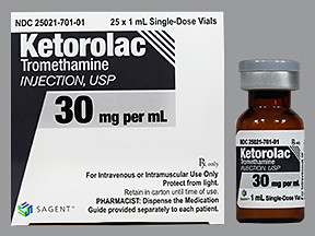 KETOROLAC 30 MG/ML VIAL