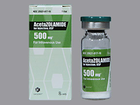 ACETAZOLAMIDE SOD 500 MG VIAL