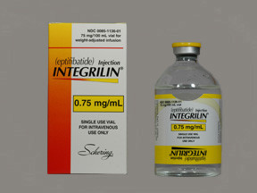 INTEGRILIN 75 MG/100 ML VIAL