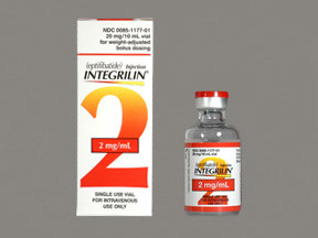 INTEGRILIN 20 MG/10 ML VIAL