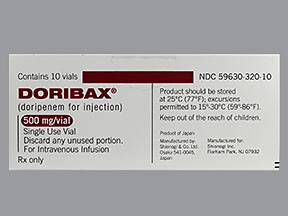 DORIBAX 500 MG VIAL