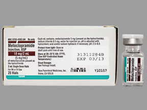 METOCLOPRAMIDE 10 MG/2 ML VIAL