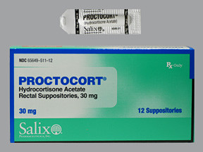 PROCTOCORT 30 MG SUPPOSITORY
