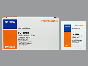 IV PREP ANTISEPTIC WIPES