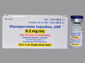 GLYCOPYRROLATE 0.2 MG/ML VIAL