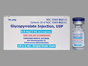 GLYCOPYRROLATE 0.4 MG/2 ML VL