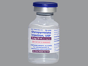 GLYCOPYRROLATE 4 MG/20 ML VIAL