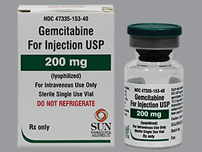 GEMCITABINE HCL 200 MG VIAL