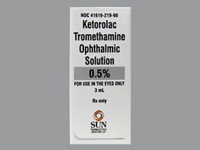 KETOROLAC 0.5% OPHTH SOLUTION