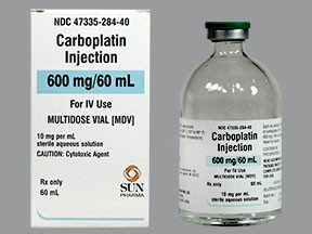 CARBOPLATIN 600 MG/60 ML VIAL