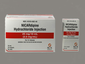 NICARDIPINE 25 MG/10 ML AMPULE