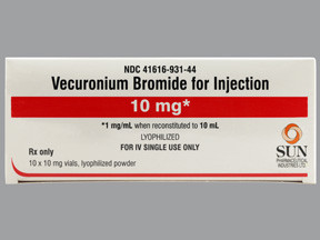 VECURONIUM 10 MG VIAL
