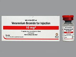 VECURONIUM 10 MG VIAL