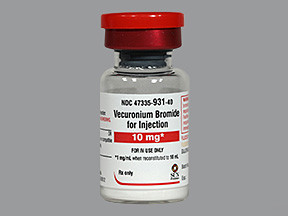 VECURONIUM 10 MG VIAL