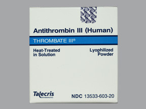 THROMBATE III 500 UNIT VIAL