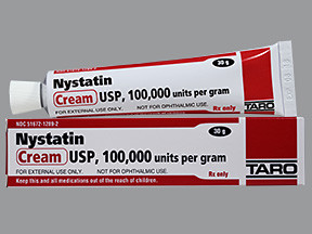 NYSTATIN 100,000 UNIT/GM CREAM