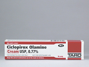 CICLOPIROX 0.77% CREAM