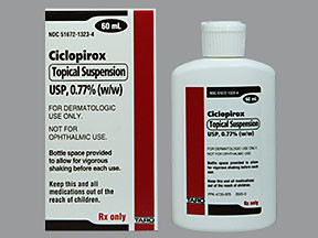 CICLOPIROX 0.77% TOPICAL SUSP