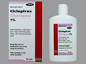 CICLOPIROX 1% SHAMPOO