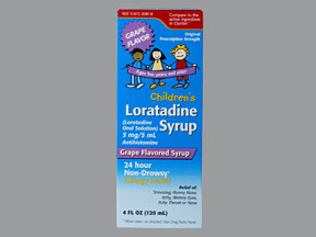 LORATADINE 5 MG/5 ML SYRUP