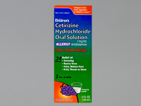 CETIRIZINE HCL 1 MG/ML SOLN