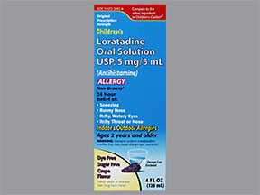 CHILD LORATADINE 5 MG/5 ML SYR