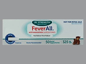FEVERALL 325 MG SUPPOSITORY
