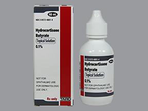 HYDROCORTISONE BUTYR 0.1% SOLN