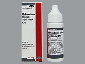 HYDROCORTISONE BUTYR 0.1% SOLN