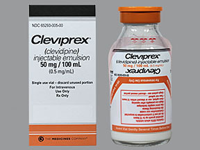 CLEVIPREX 50 MG/100 ML VIAL