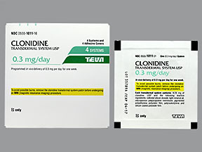 CLONIDINE 0.3 MG/DAY PATCH