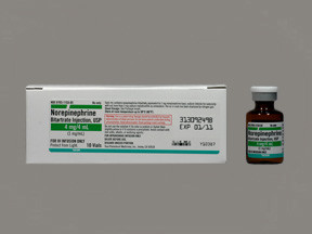 NOREPINEPHRINE 4 MG/4 ML VIAL