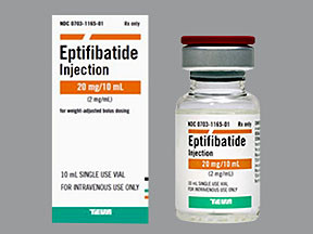 EPTIFIBATIDE 20 MG/10 ML VIAL