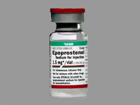 EPOPROSTENOL SODIUM 1.5 MG VL