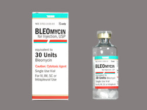 BLEOMYCIN SULFATE 30 UNIT VIAL