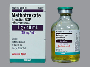 METHOTREXATE 1 GRAM/40 ML VIAL