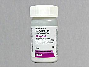 AMOXICILLIN 400 MG/5 ML SUSP