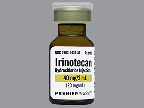 IRINOTECAN HCL 40 MG/2 ML VIAL