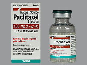 PACLITAXEL 100 MG/16.7 ML VIAL