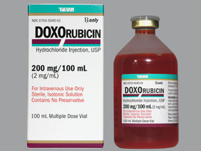 DOXORUBICIN 200 MG/100 ML VIAL