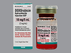 DOXORUBICIN 10 MG/5 ML VIAL