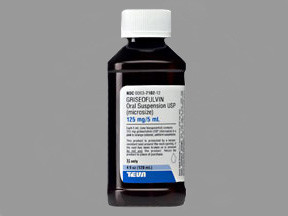 GRISEOFULVIN 125 MG/5 ML SUSP