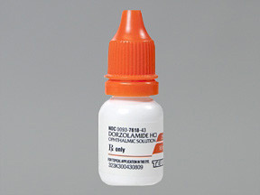 DORZOLAMIDE HCL 2% EYE DROPS